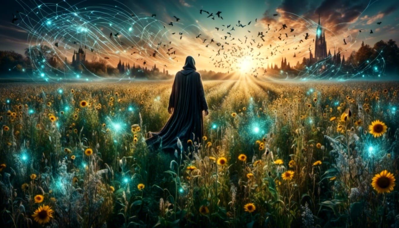 Ethereal Image Radiating Soft Light