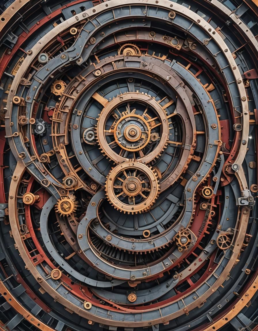 Neofuturistic Lemniscate Architecture in Maximalist Style