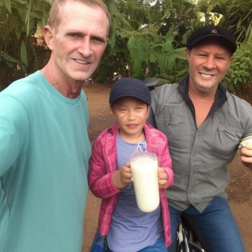 Motorcycle Encounter with Friends and Family