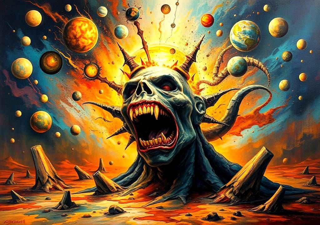 Exploding Universe: Choleric Rage in Surrealist Abstract