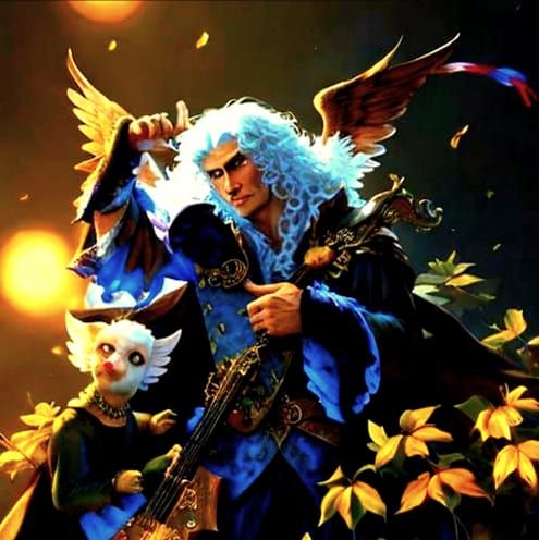 AI Generated Image of a Cherub