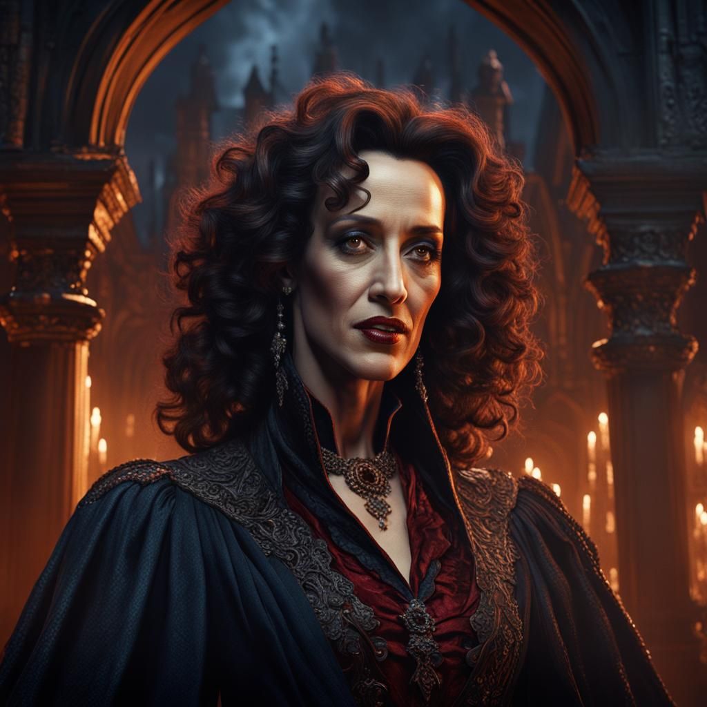 Jennifer Beals as Detailed Vampire Concept Art
