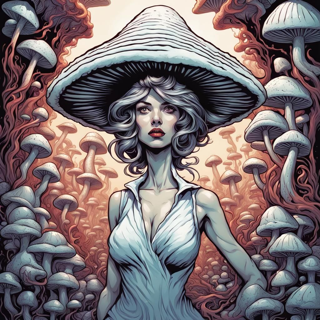 Through the muchroom forest