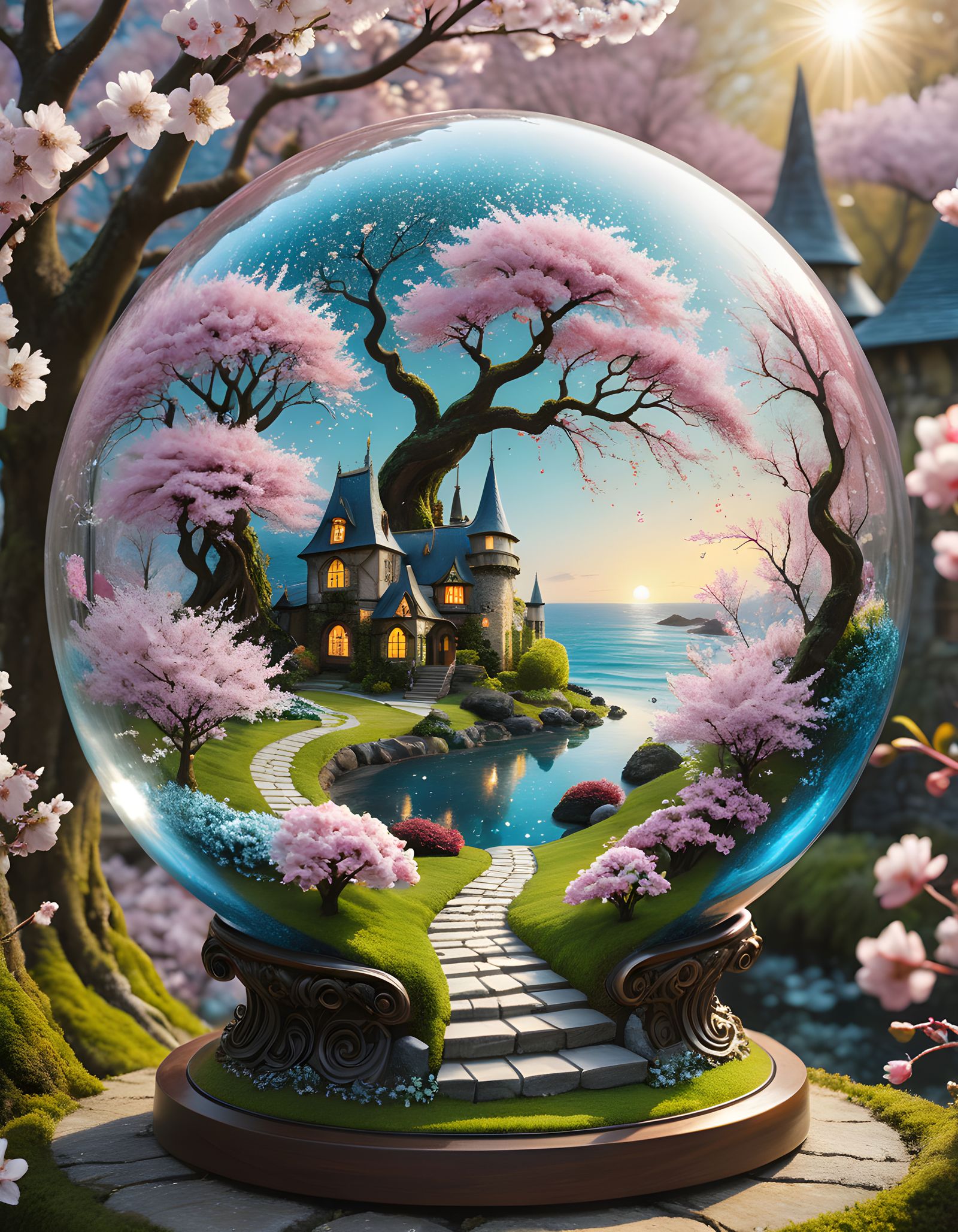 Fantasy Realm Crystal Ball 