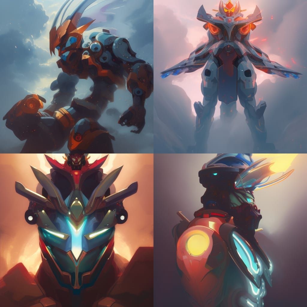 Stone Mecha Ranni Portrait in Elden Ring Style