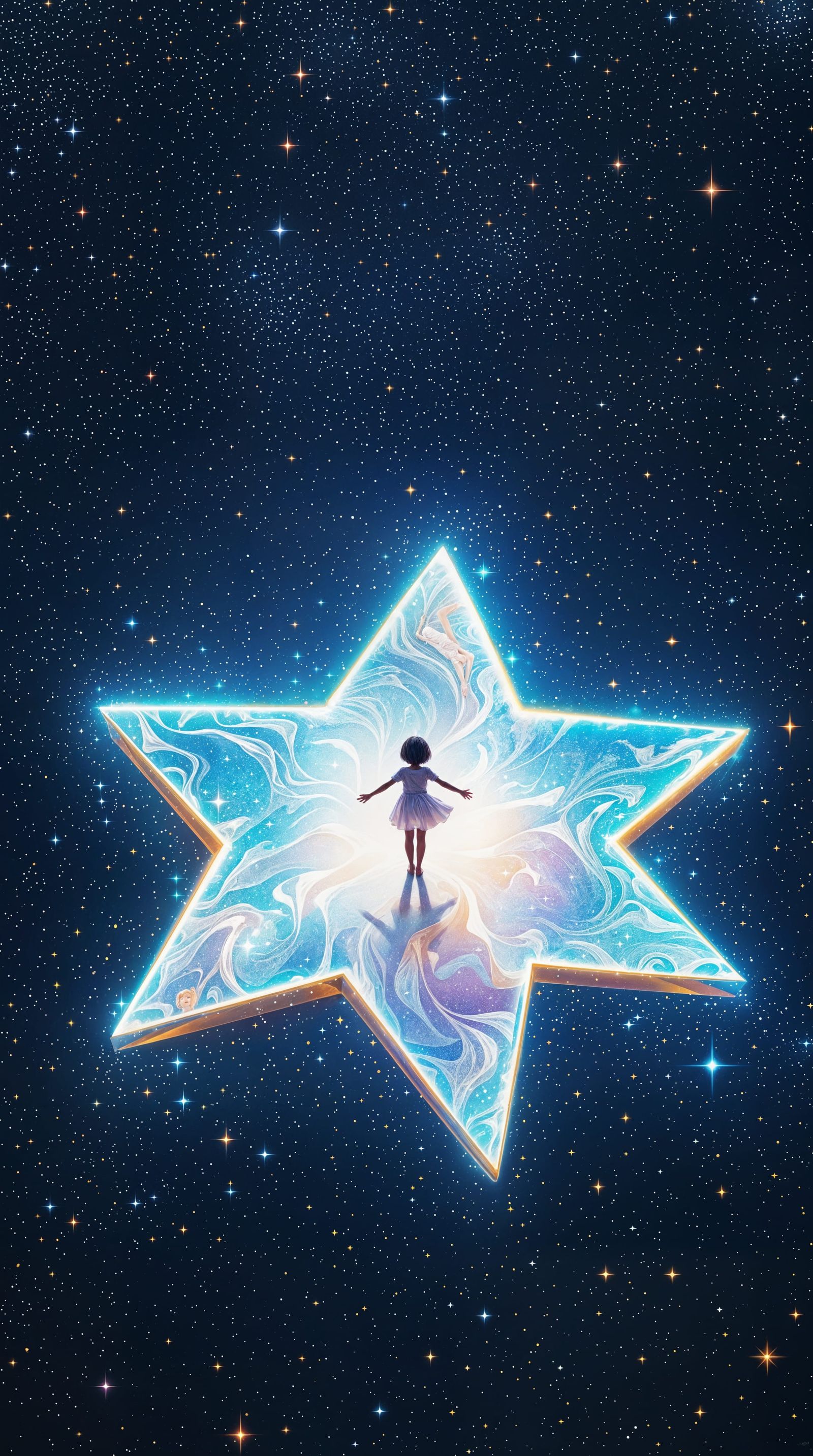 Cosmic Child Finds Balance Among Starlight