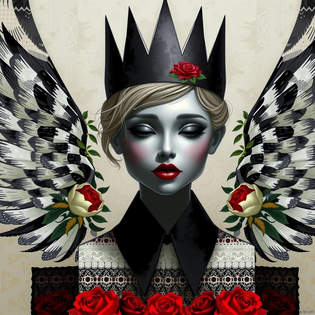 Romantic Couple in Whimsical Golden Hues