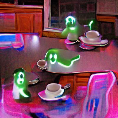 Ghosts at a Dinner Table