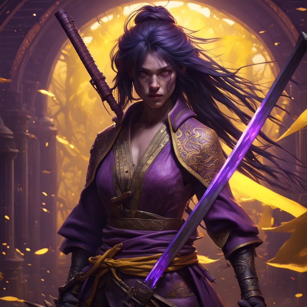 Katana in Dark Fantasy Style, 8K Resolution