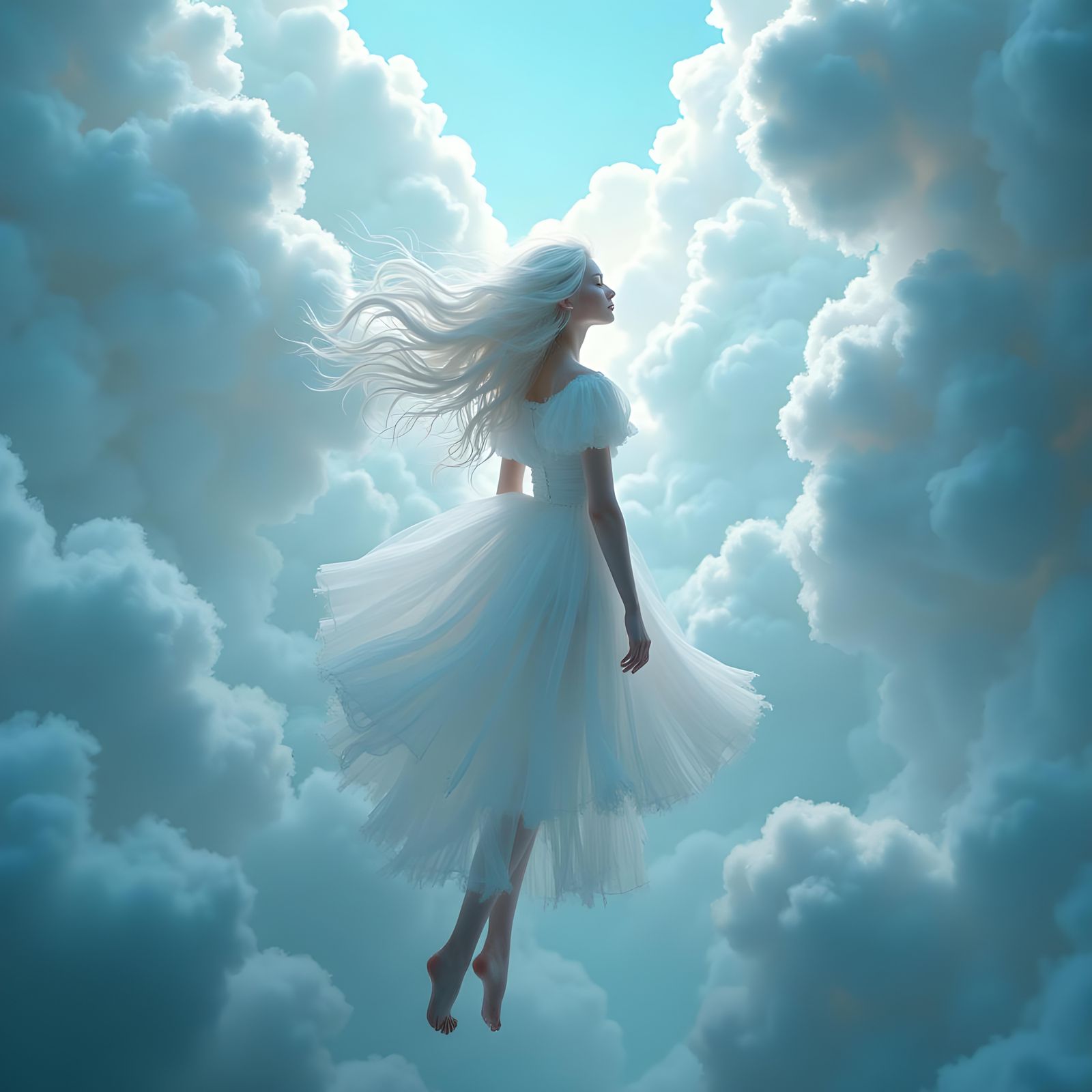 Cloud World Photo Illustration in Shatseva Style