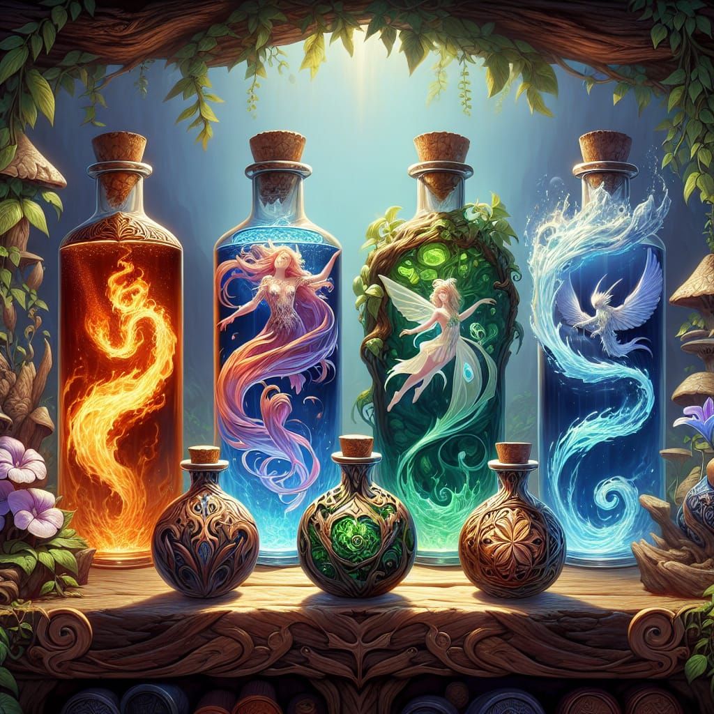 Fantastical World of Elements: Mythical Creatures and Ancien...