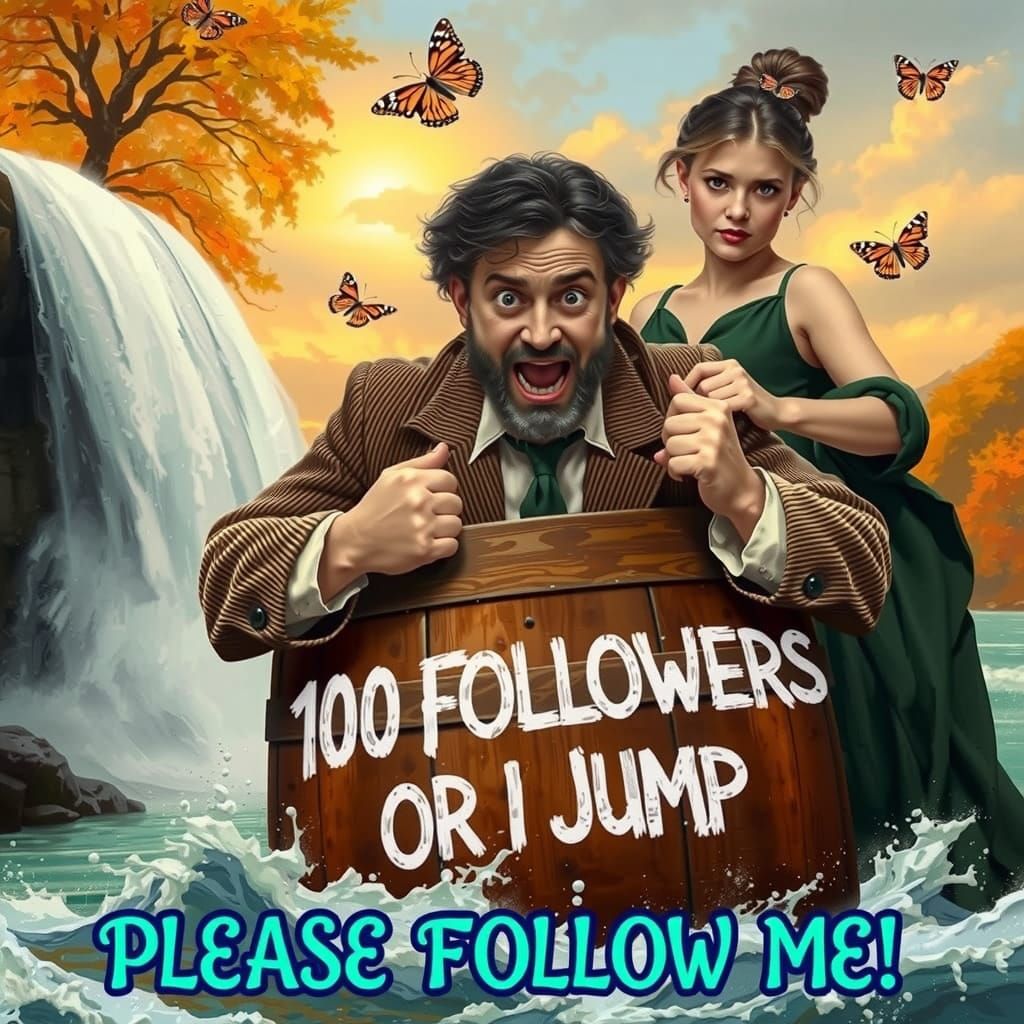 Add white painted stenciled text wrapped around the barrel t...