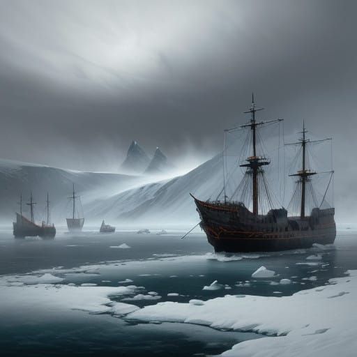 Frozen Tragedy: HMS Terror and HMS Erebus in Arctic Desolati...