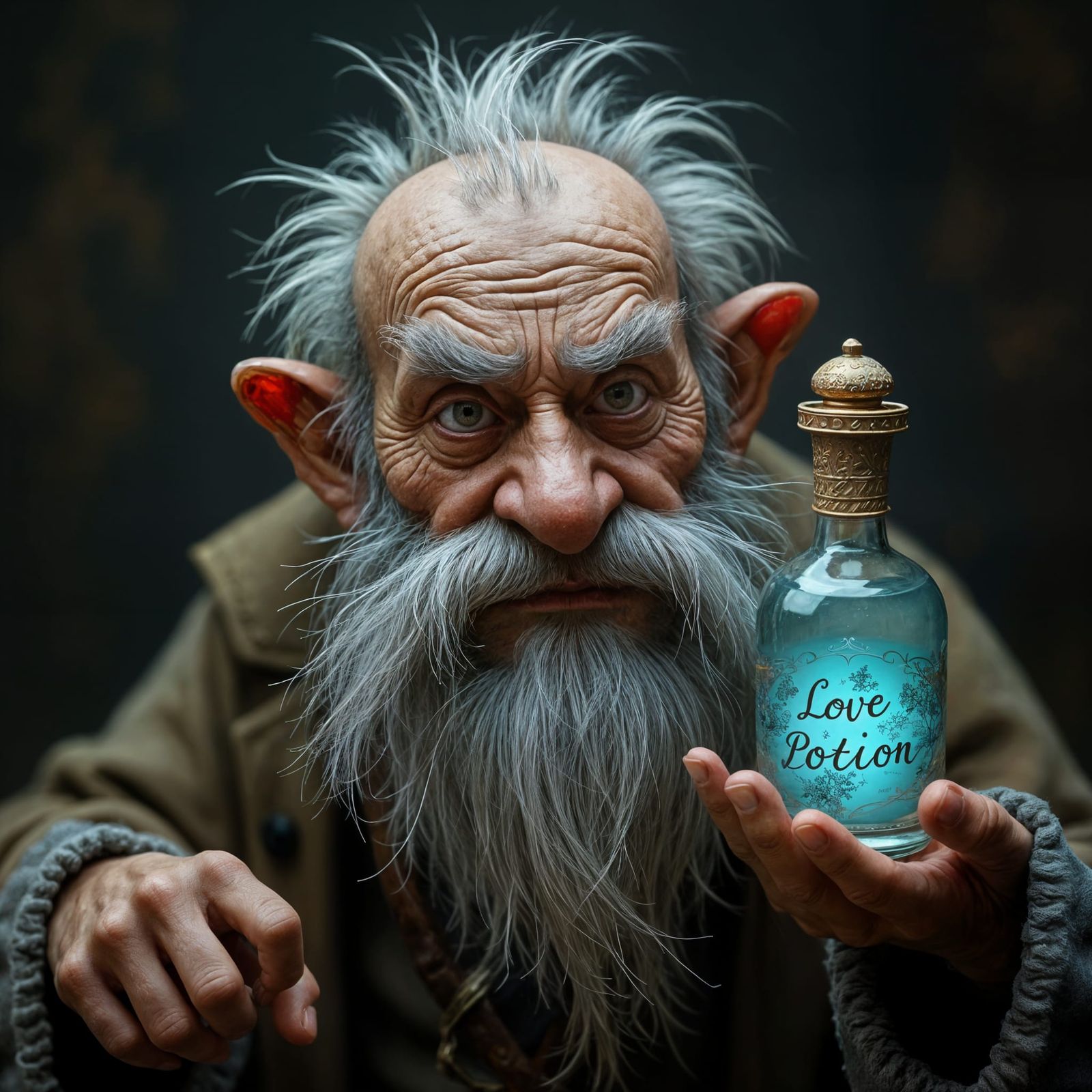 Mythical Dwarf Apothecary Crafting Love Potion