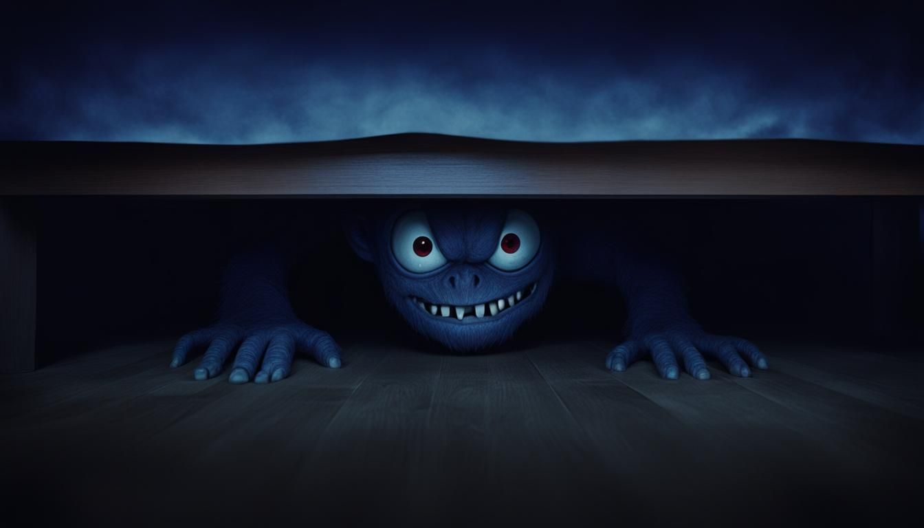 Cinematic Image of a Monster Under the Bed