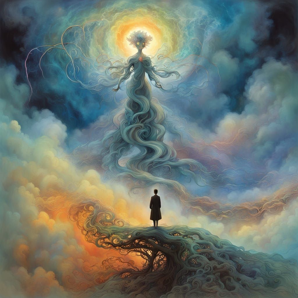 Dreamlike Transformation in Vibrant Fantasy Realism