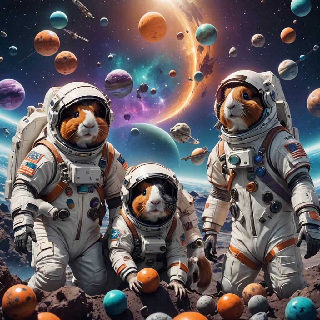 Guinea Pig Astronauts in Zero Gravity