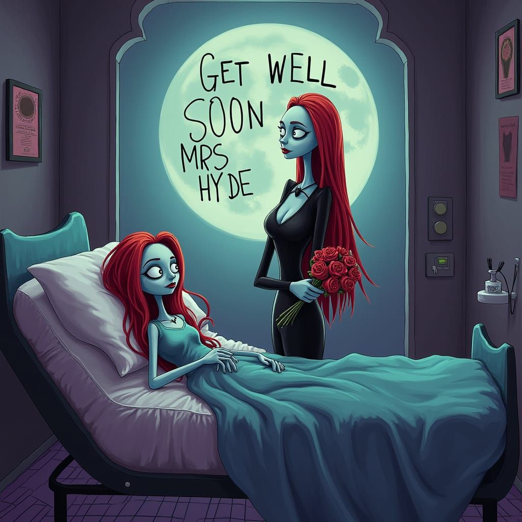 Sally From Nightmare Before Christmas, Tim Burton Style