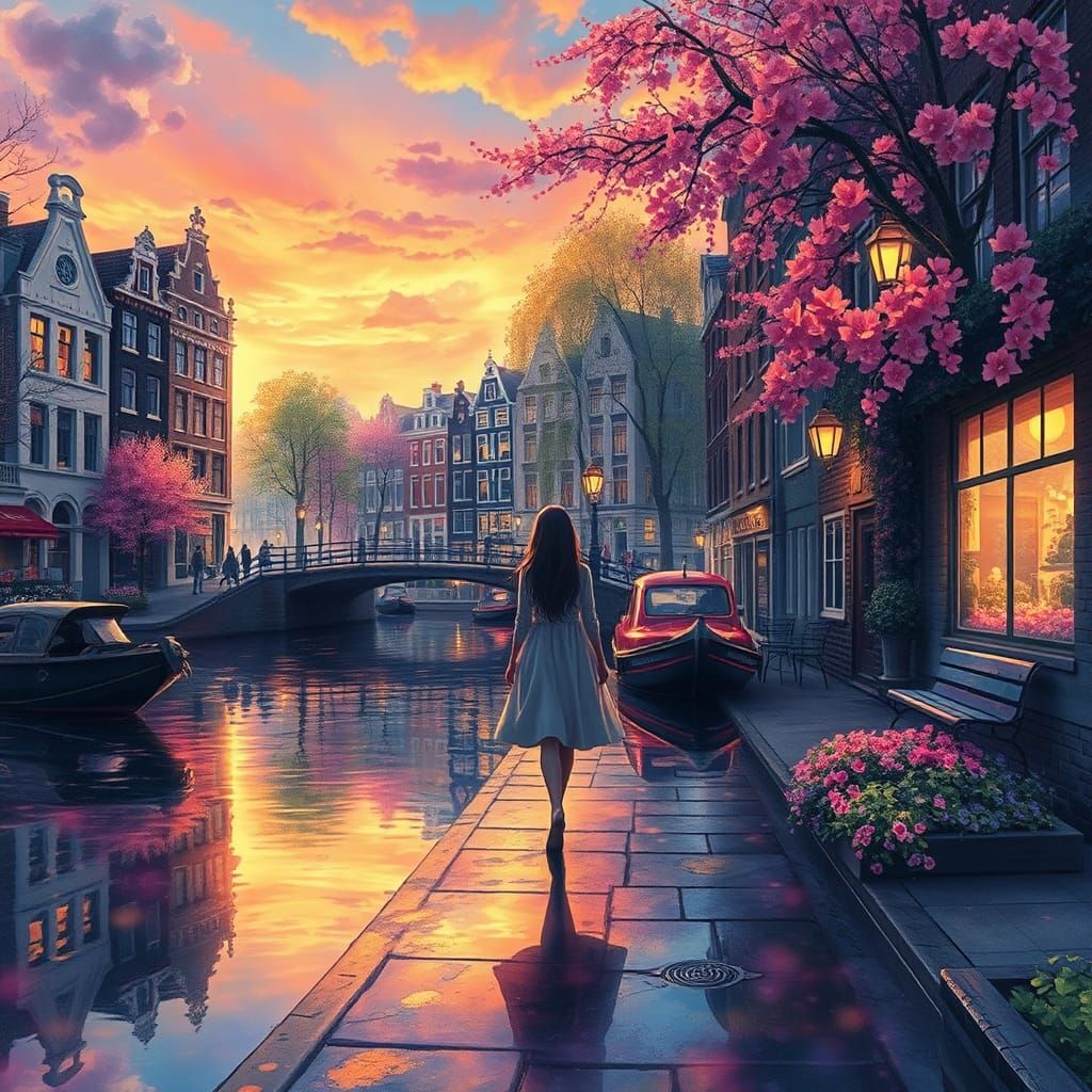 Magical Bioluminescent World in Pastel Colors