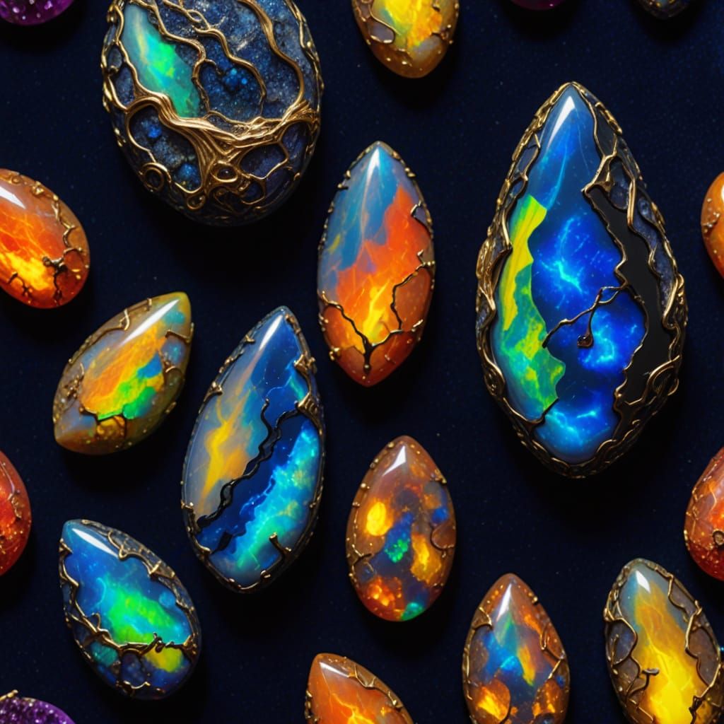 Luminous Silmaril Masterpiece in Vibrant Hues