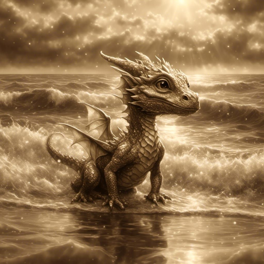 Sepia Dragon