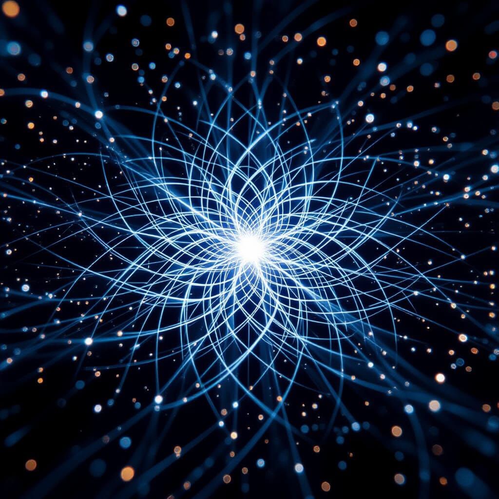 Infinite Space Macro Photography: Geometric Light Point