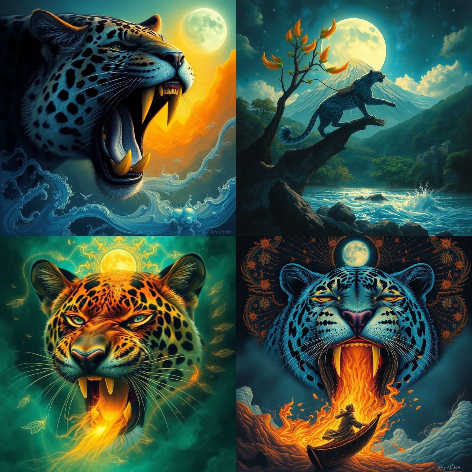 Surreal Shaman City of Time: AI Generated Image