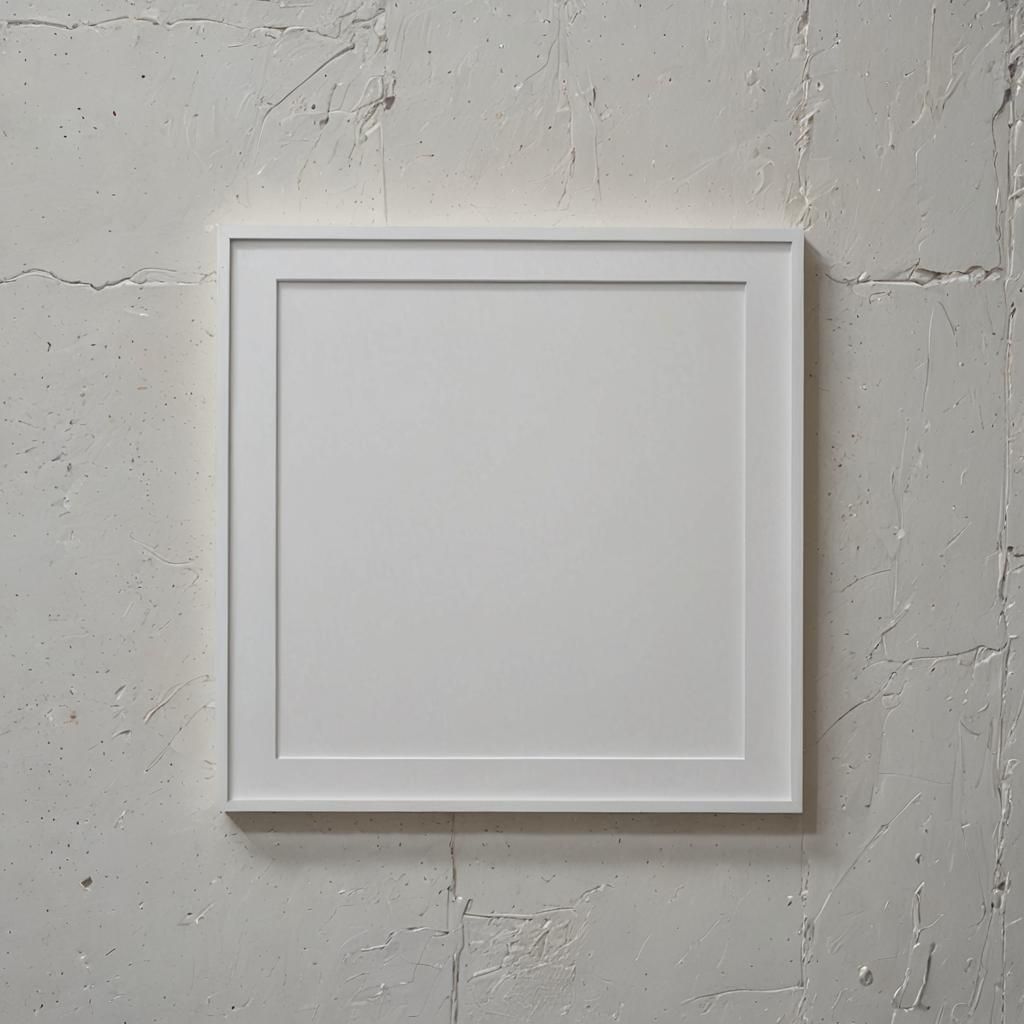 Abstract Painting with Minimalism Influences