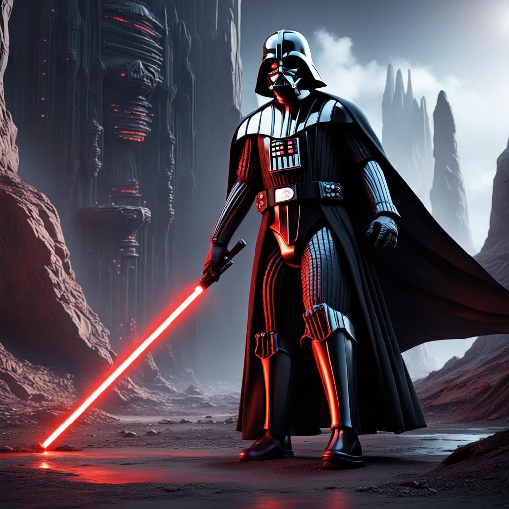 Darth Vader Detailed Matte Painting