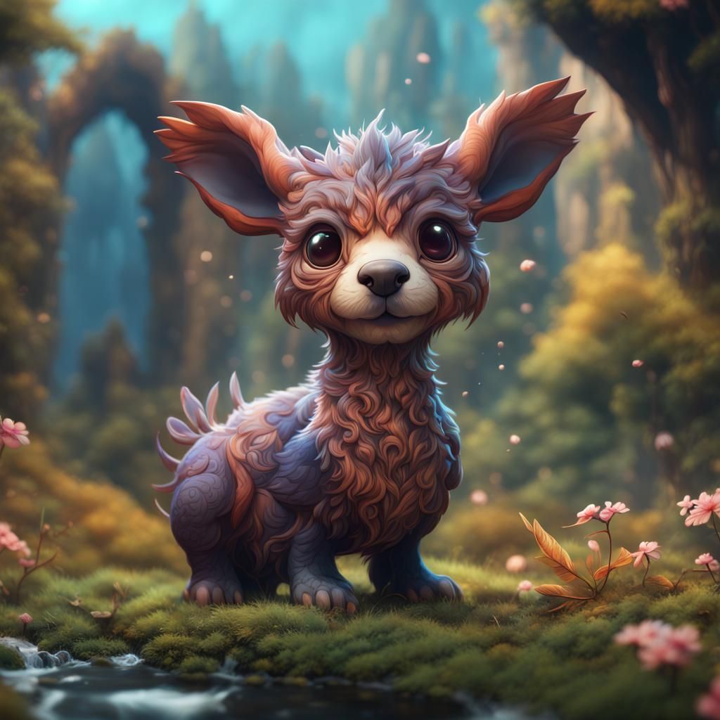 Fantastical Cute Animal Concept Art