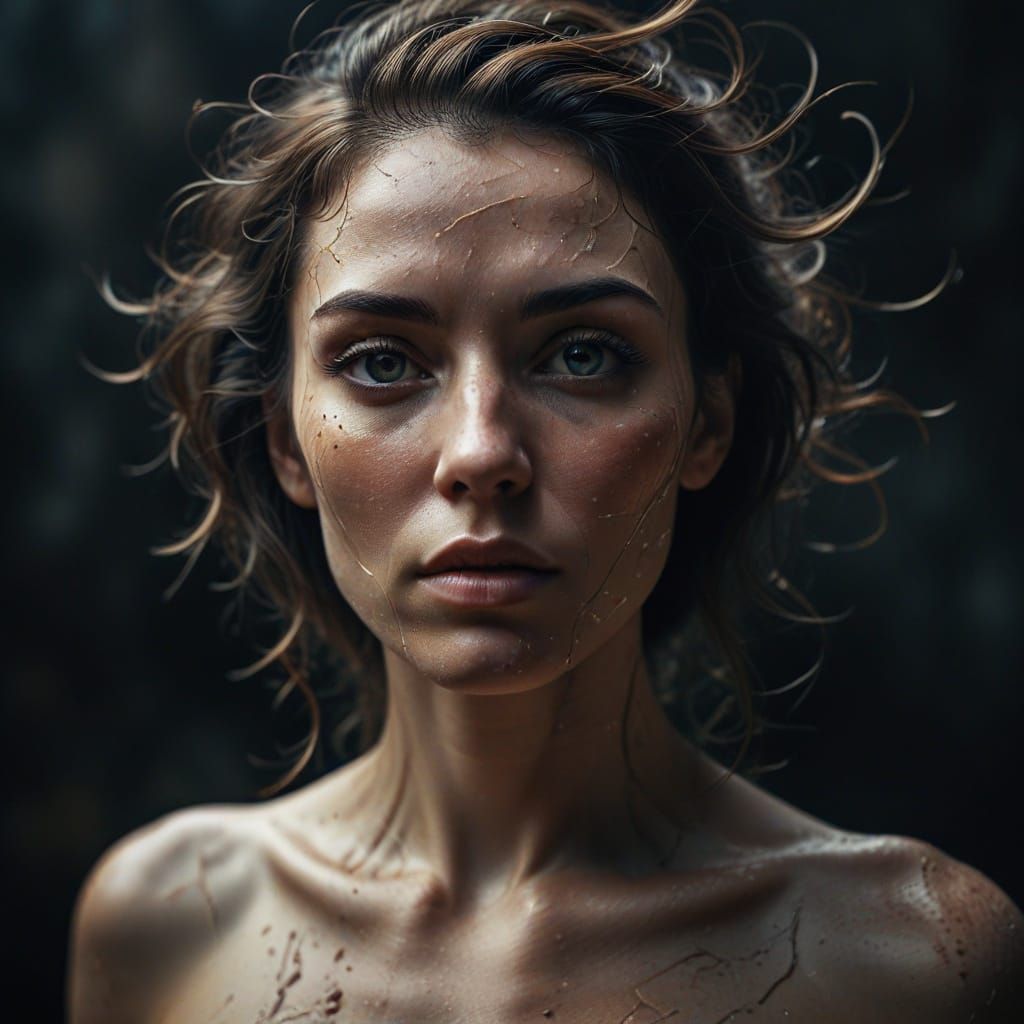 Celebrating Feminine Beauty in Hyperrealistic Detail