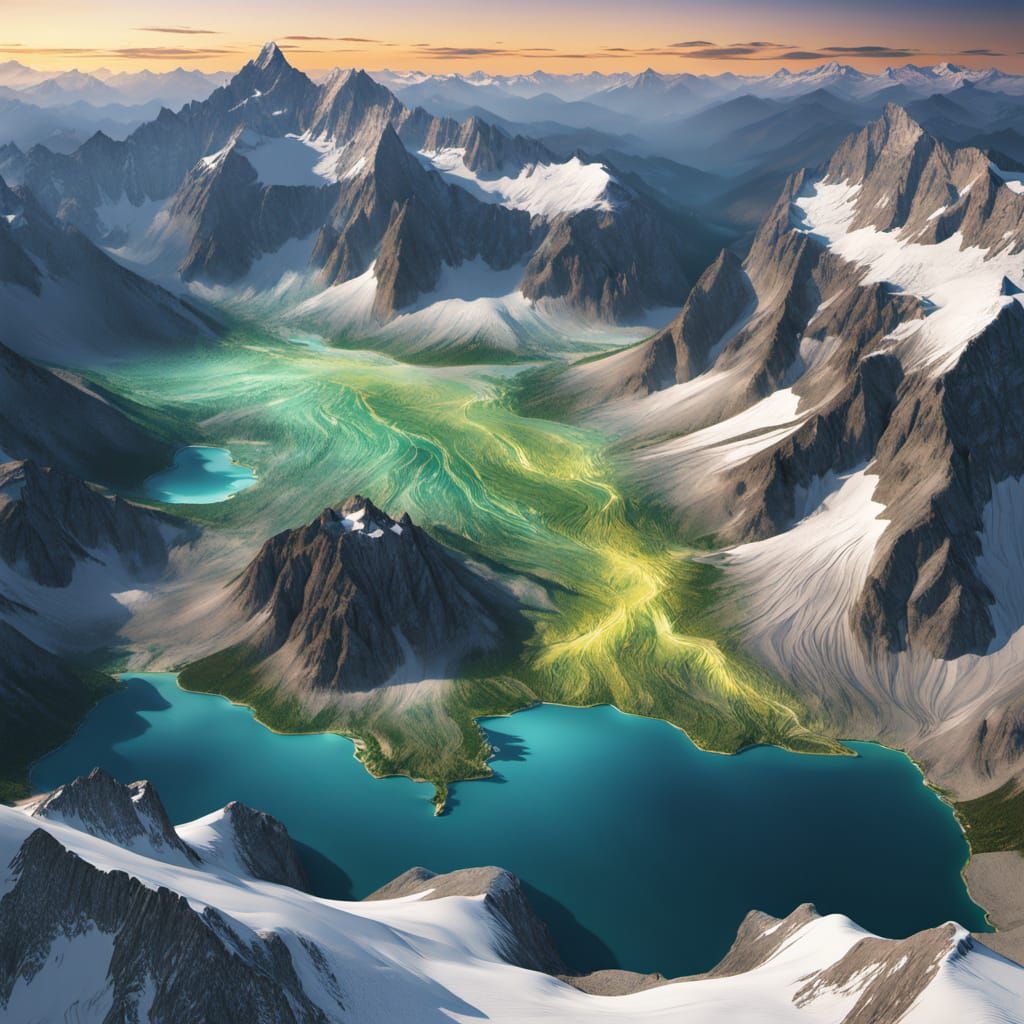 Cybernetic Frontier of the Canadian Rockies