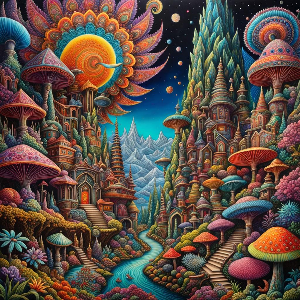 These prices are higher than I am. mixed media psychedelic stoned hyperdetailed intricately detailed