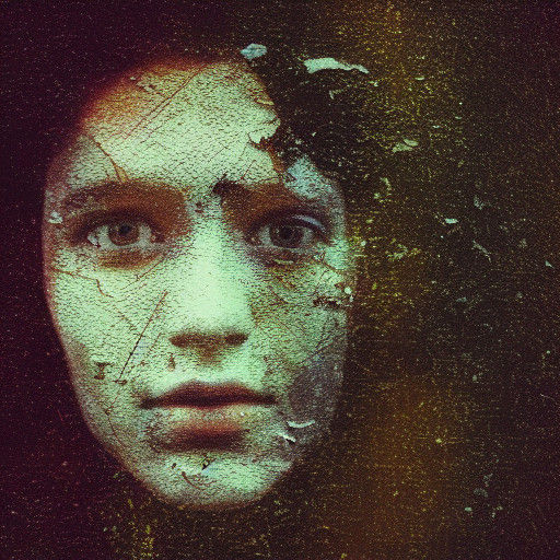 Distressed Beauty in Golden Hour