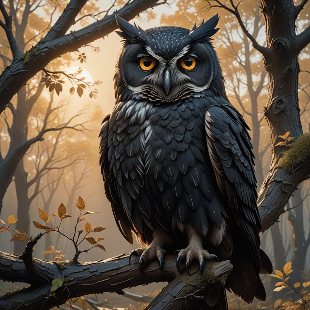 Enchanted Whispers in a Dreamlike Woodland Scene