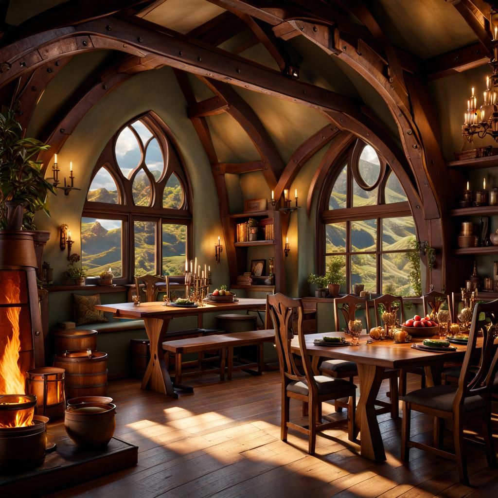 Hobbit dining room