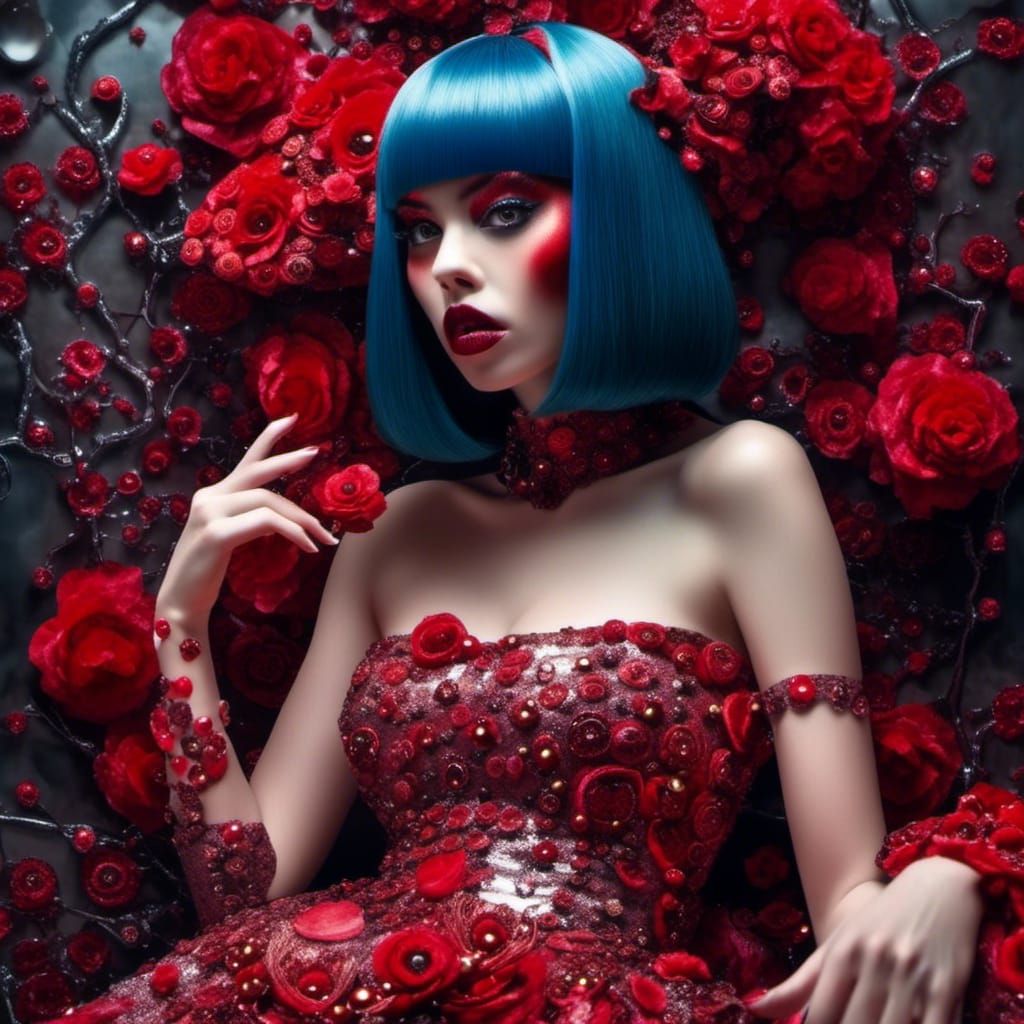 Zombie Flapper in Speakeasy: Rococo-Horrorcore Style