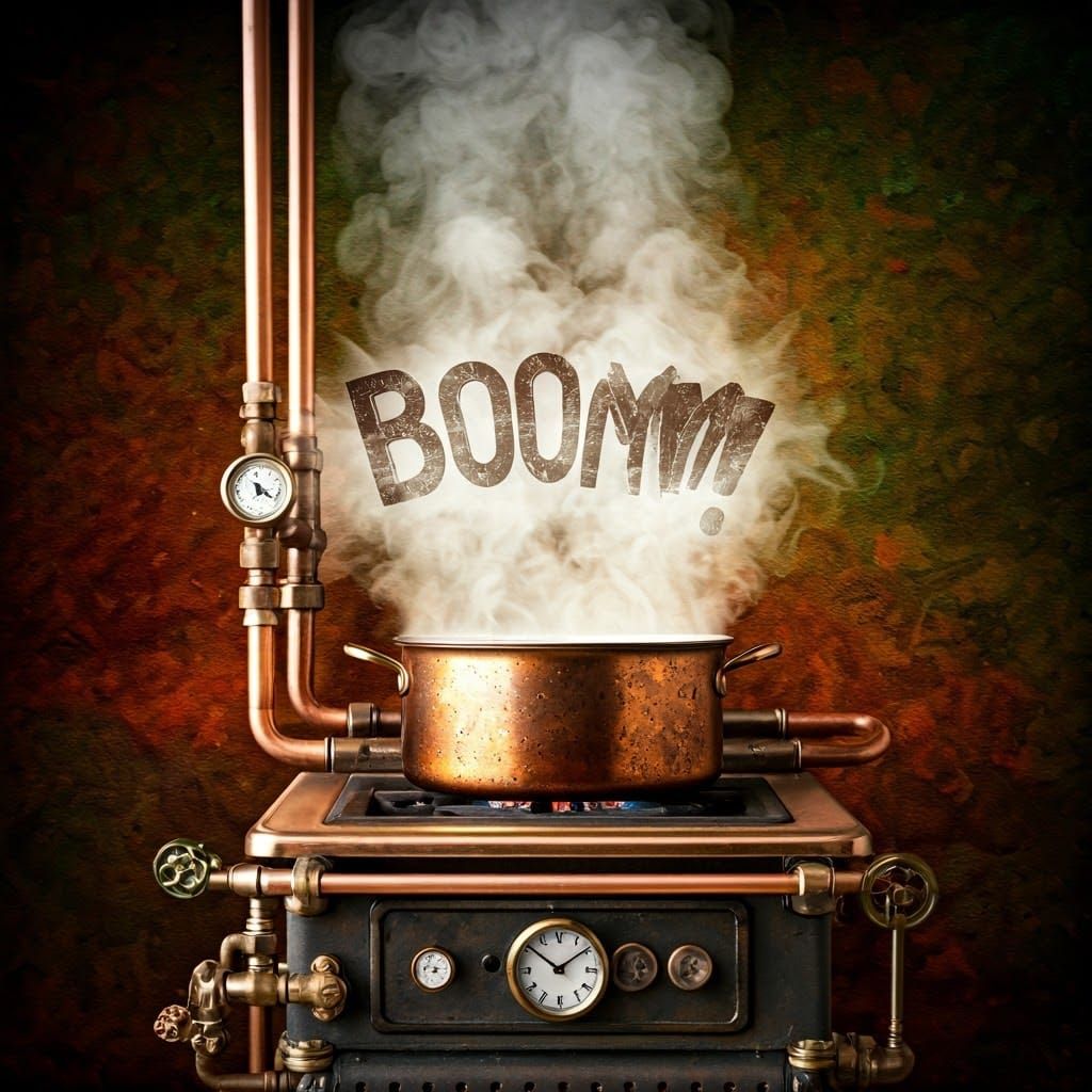 Steampunk Stove Creates 'Boom' in Vapor