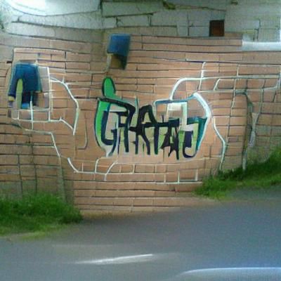AI Generated Graffiti Art