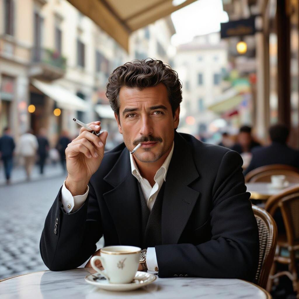 Marcello Mastroianni in Rome: A Cinematic Portrait