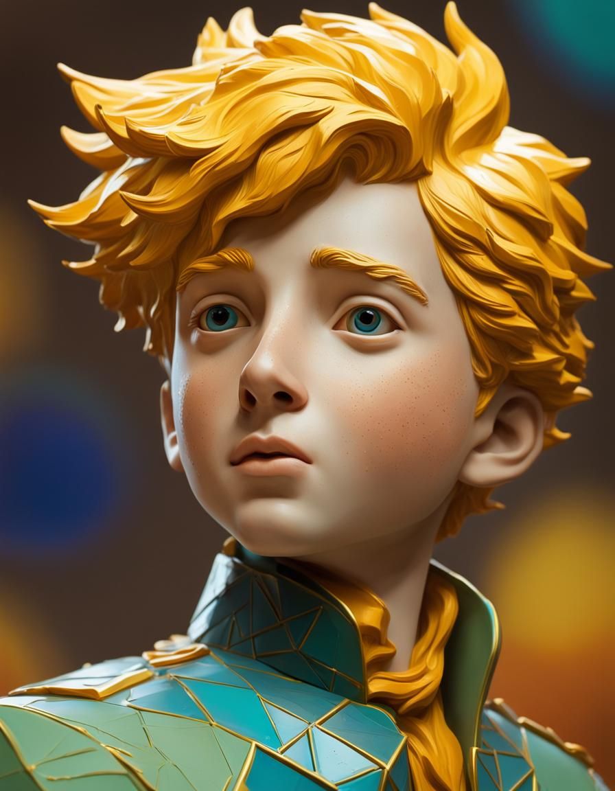 Geometric Sculpture of The Little Prince
