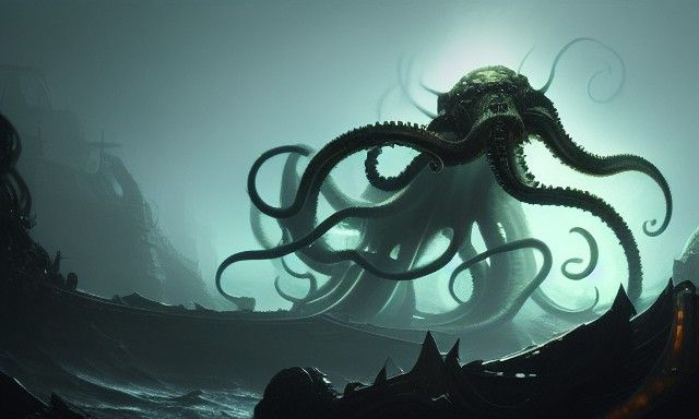 Kraken Concept Art in Unreal Engine 5