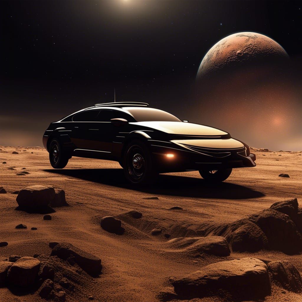 Knight Rider Car on Saturn's Moon Titan