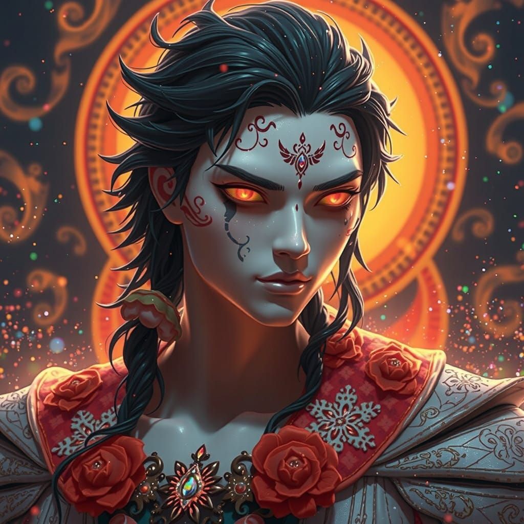 Glowing Firefly in a Snowglobe of Whimsy