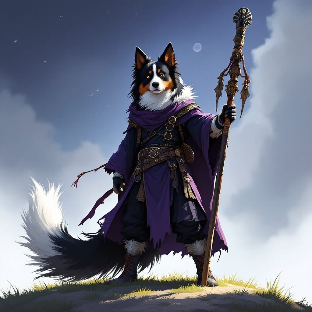 Mage anthro border collie