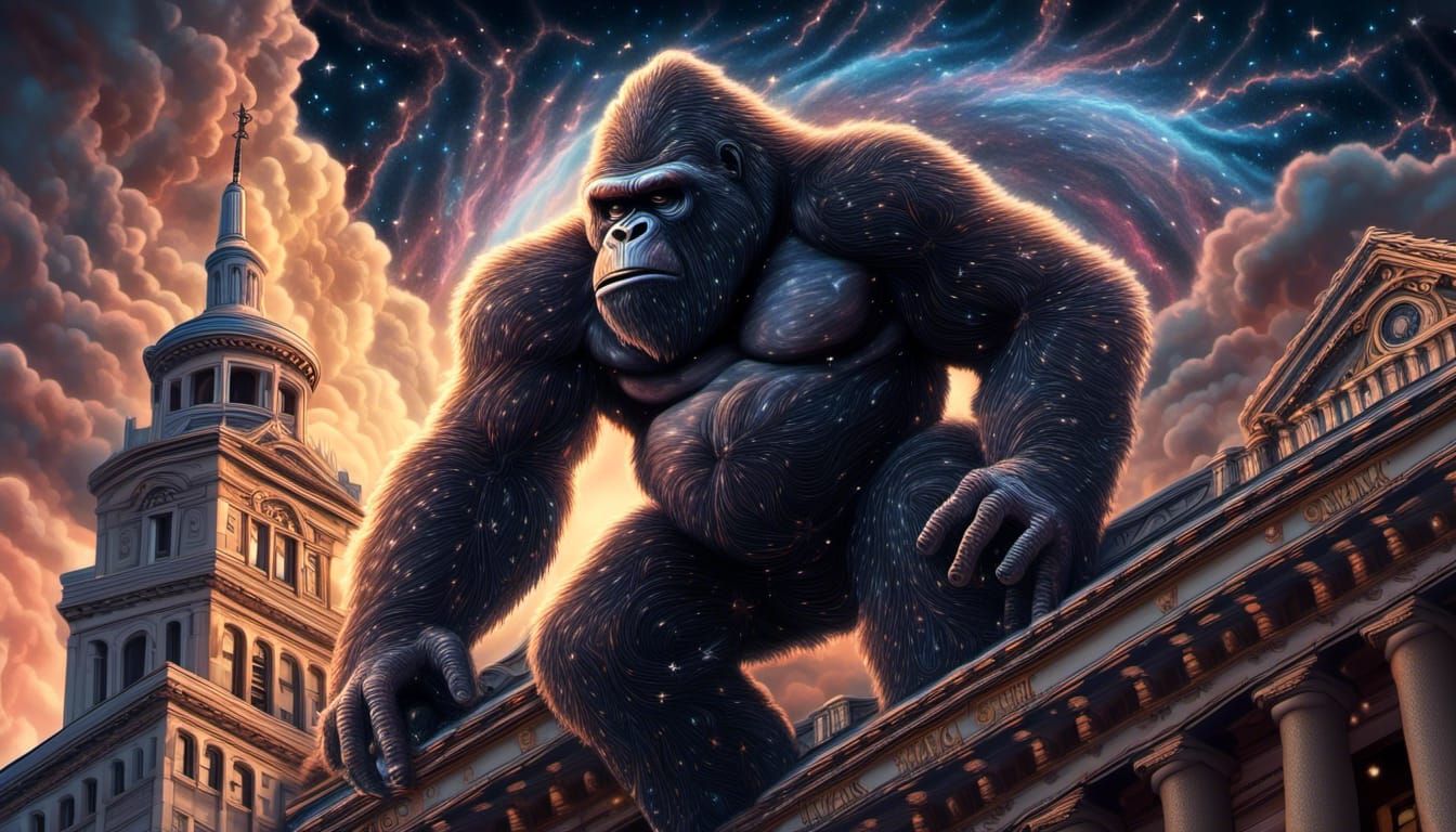 Kong On A Starry Night