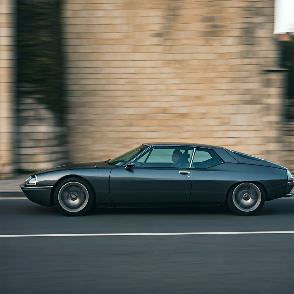 Citroën SM Coupé Concept in Saint Etienne: Cinematic Style
