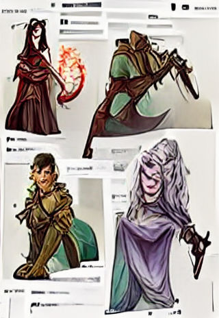 Fantasy Character Concept Art for RPG