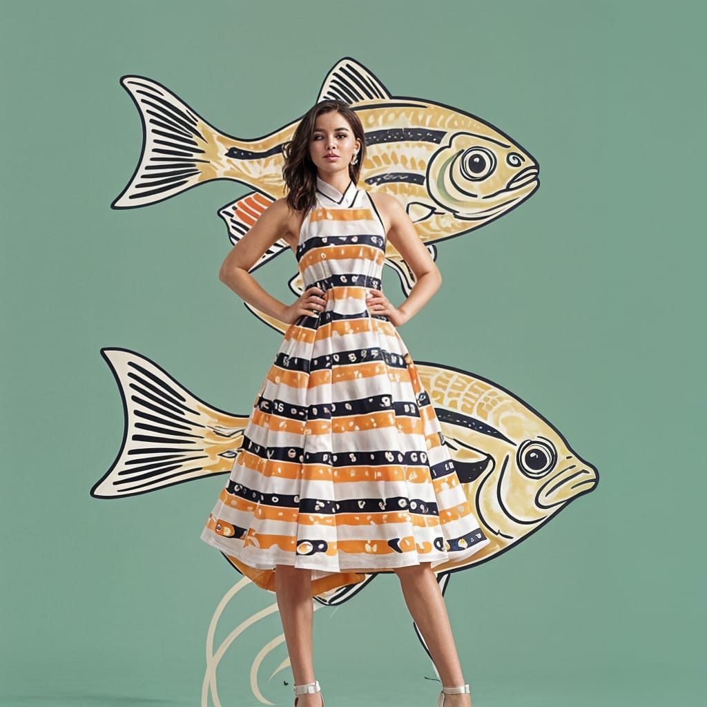 Sushi Dress: A Creative Food Art Design