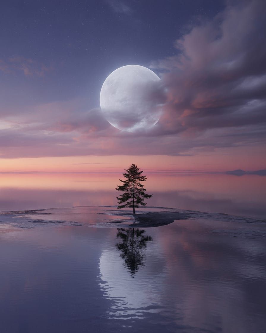 I Fashion a Moonscape I Still a Well